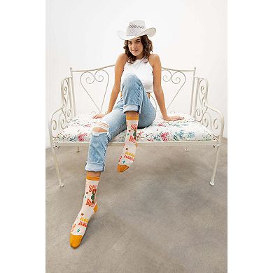 Women's Crew Socks -Saddle Up