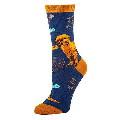 Women's Crew Socks -Golden Sock