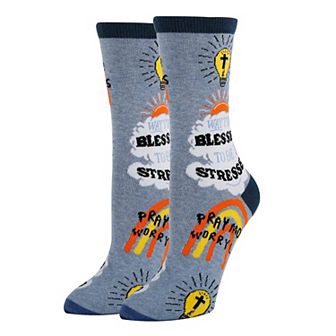 Women's Crew Socks -Too Blessed
