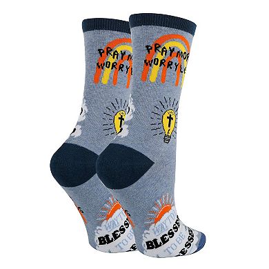 Women's Crew Socks -Too Blessed