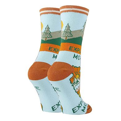 Women's Crew Socks -Explore More