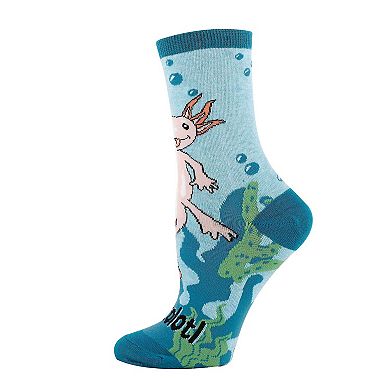 Women's Crew Socks -Axolotl Spirit