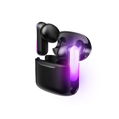 Neon Light TWS Wireless Earbuds, Black