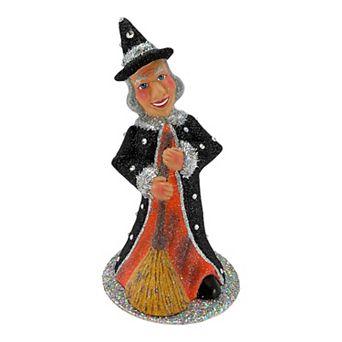 Pinnacle Peak Trading Schaller Halloween Witch German Paper Mache Container