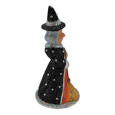 Pinnacle Peak Trading Schaller Halloween Witch German Paper Mache Container