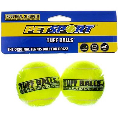Petsport Tuff Ball Dog Toy - Original- 2.5"- 2pk