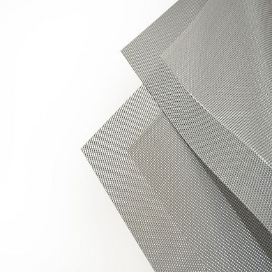 Dainty Home Napa Woven Vinyl Reversible Rectangular Placemat Set Of 4