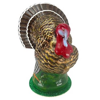 Pinnacle Peak Trading Ino Schaller Paper Mache Male Thanksgiving Turkey