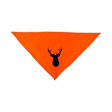 Midlee Blaze Orange Hunter Safety Dog Bandana