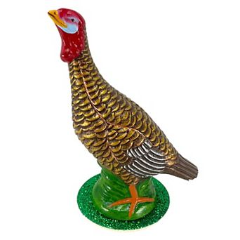 Pinnacle Peak Trading Ino Schaller Paper Mache Female Thanksgiving Turkey German Paper Mache