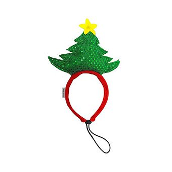 Midlee Christmas Tree Dog Headband