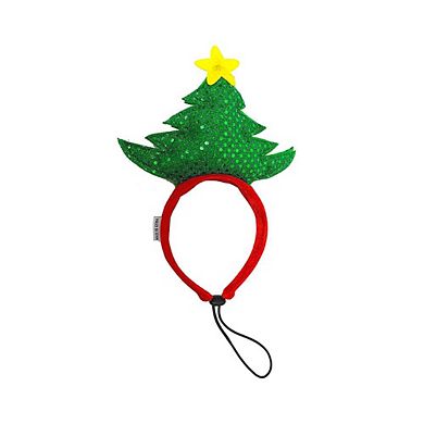 Midlee Christmas Tree Dog Headband