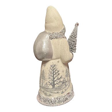 Pinnacle Peak Trading Ino Schaller Forest Bliss Santa Le Christmas Paper Mache Candy Container