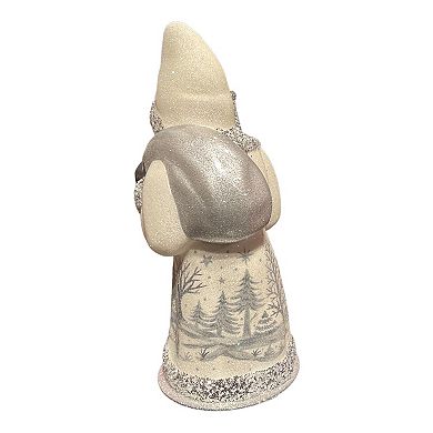 Pinnacle Peak Trading Ino Schaller Forest Bliss Santa Le Christmas Paper Mache Candy Container