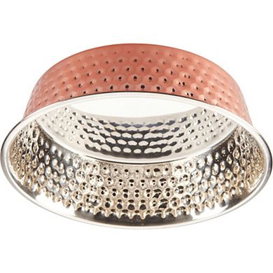 Spot Honeycomb Hammered Copper Dog Dish - 2qt