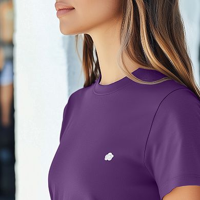Dalix Womens Lil Flower Lightweight Jersey Tee