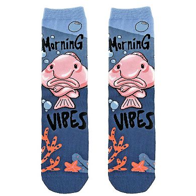 Men's Crew Socks -Morning Blob Vibes