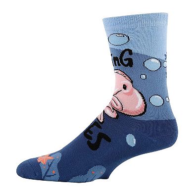 Men's Crew Socks -Morning Blob Vibes