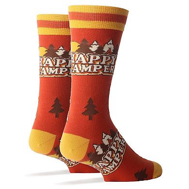 Men's Crew Socks -Happy Camper