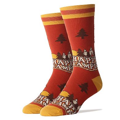Men's Crew Socks -Happy Camper