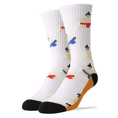 Men's Crew Socks -Super Sumo White