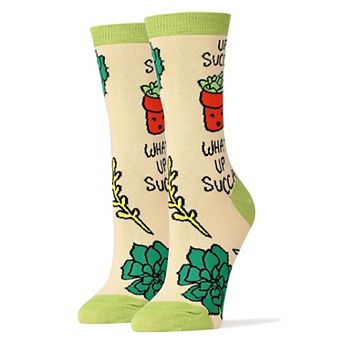 Women's Crew Socks -What Up Succa