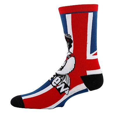 Men's Crew Socks -Queen E BLK