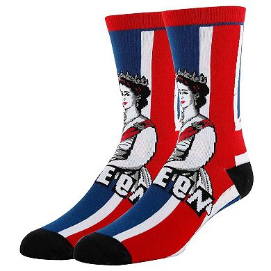 Men's Crew Socks -Queen E BLK