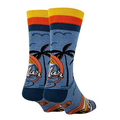Men's Crew Socks -Del Mar
