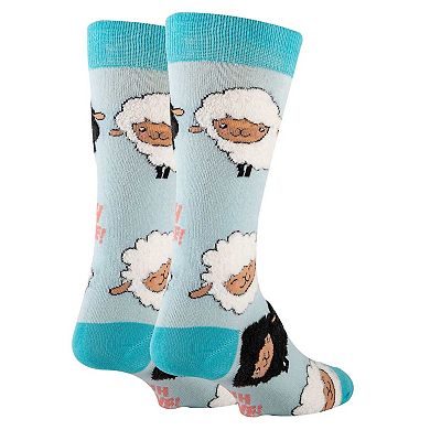 Men's Crew Socks -Baaah to the Bone