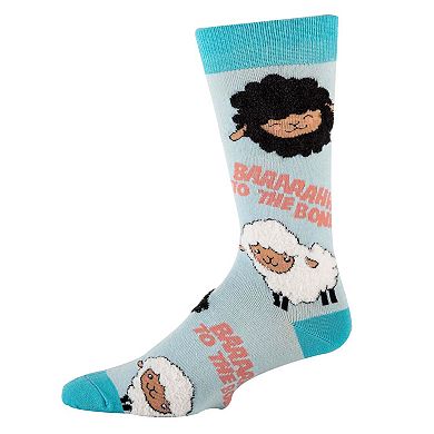 Men's Crew Socks -Baaah to the Bone