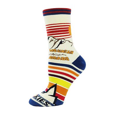 Women's Crew Socks -Rocky Mtn
