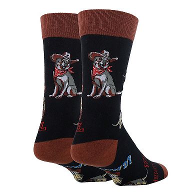 Men's Crew Socks -Yee Howl