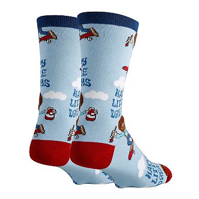 Men's Crew Socks -Happy Little Dreams
