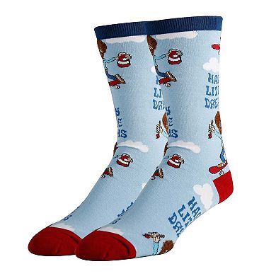 Men's Crew Socks -Happy Little Dreams