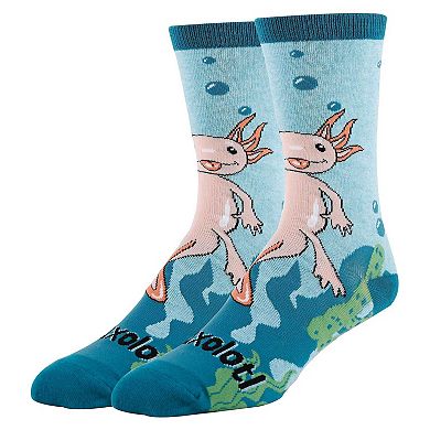 Men's Crew Socks -Axolotl Spirit