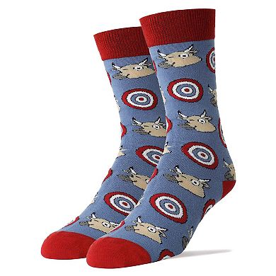 Men's Crew Socks -Bulls Eye