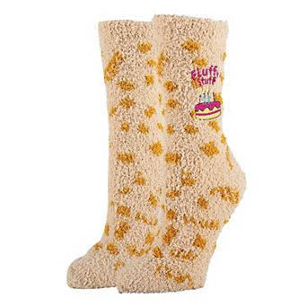 Women's Crew Socks -Fluffy Birthday