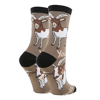 Women's Crew Socks -You Goat This