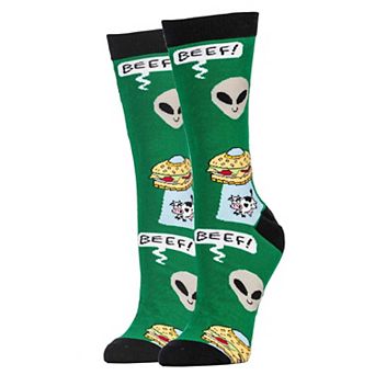 Women's Crew Socks -Beef Abduction