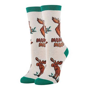 Women's Crew Socks -Mommy Moose