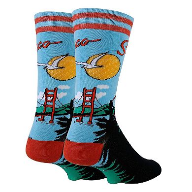 Men's Crew Socks -San Francisco