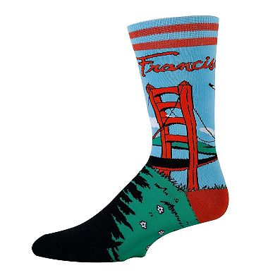 Men's Crew Socks -San Francisco