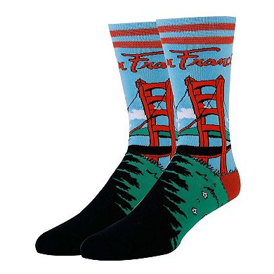 Men's Crew Socks -San Francisco