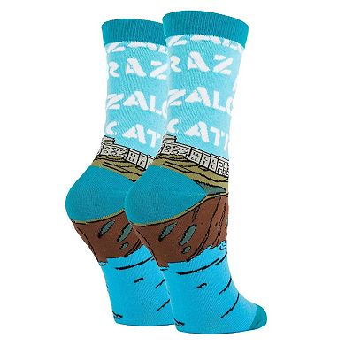 Women's Crew Socks -Alcatraz