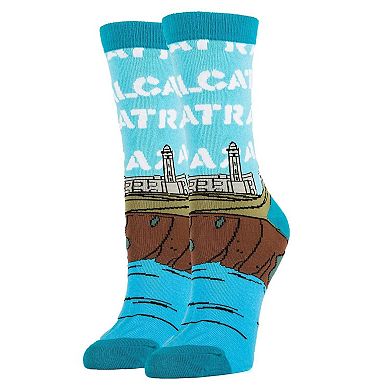 Women's Crew Socks -Alcatraz