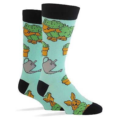 Men's Crew Socks -Chia Bunny