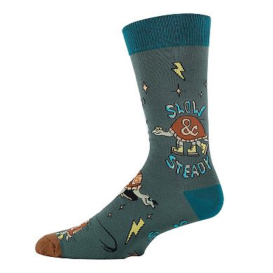 Men's Crew Socks -Slow & Steady