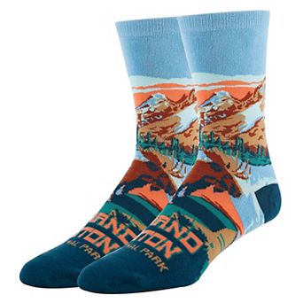 Men's Crew Socks -Grand Teton