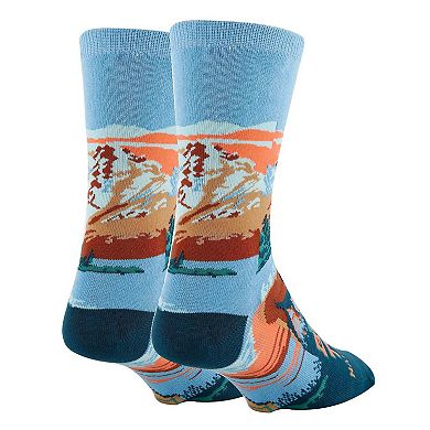 Men's Crew Socks -Grand Teton